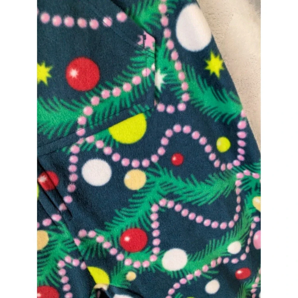 Youth Girl's Cat & Jack Hooded Christmas Pajamas - Size XS (4-5)